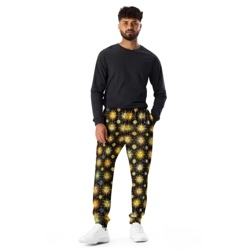 Celestial Masquerade on a Men's Joggers