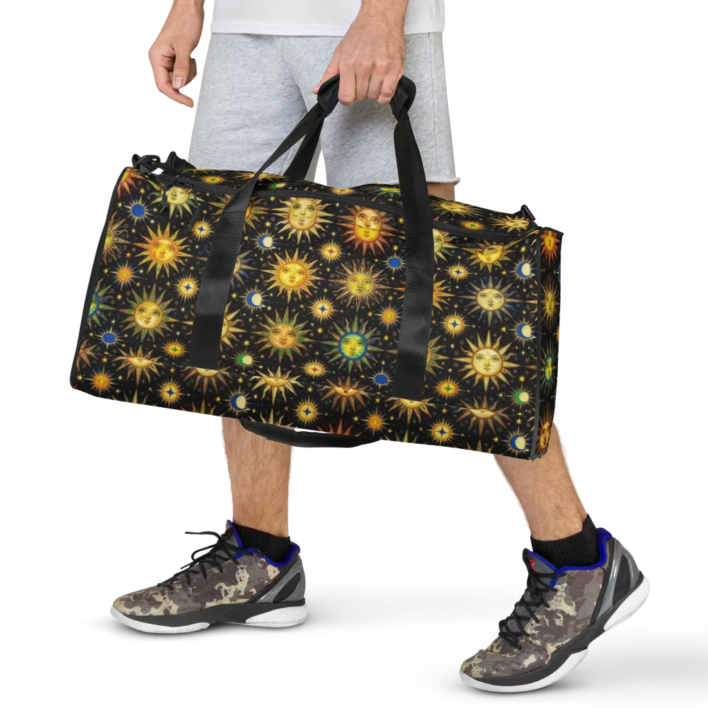 Celestial Masquerade on Duffle Bag — Front