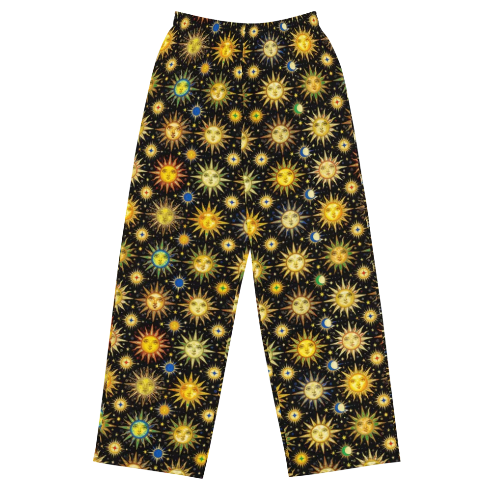 Celestial Masquerade on Wide-Leg Pants — Front