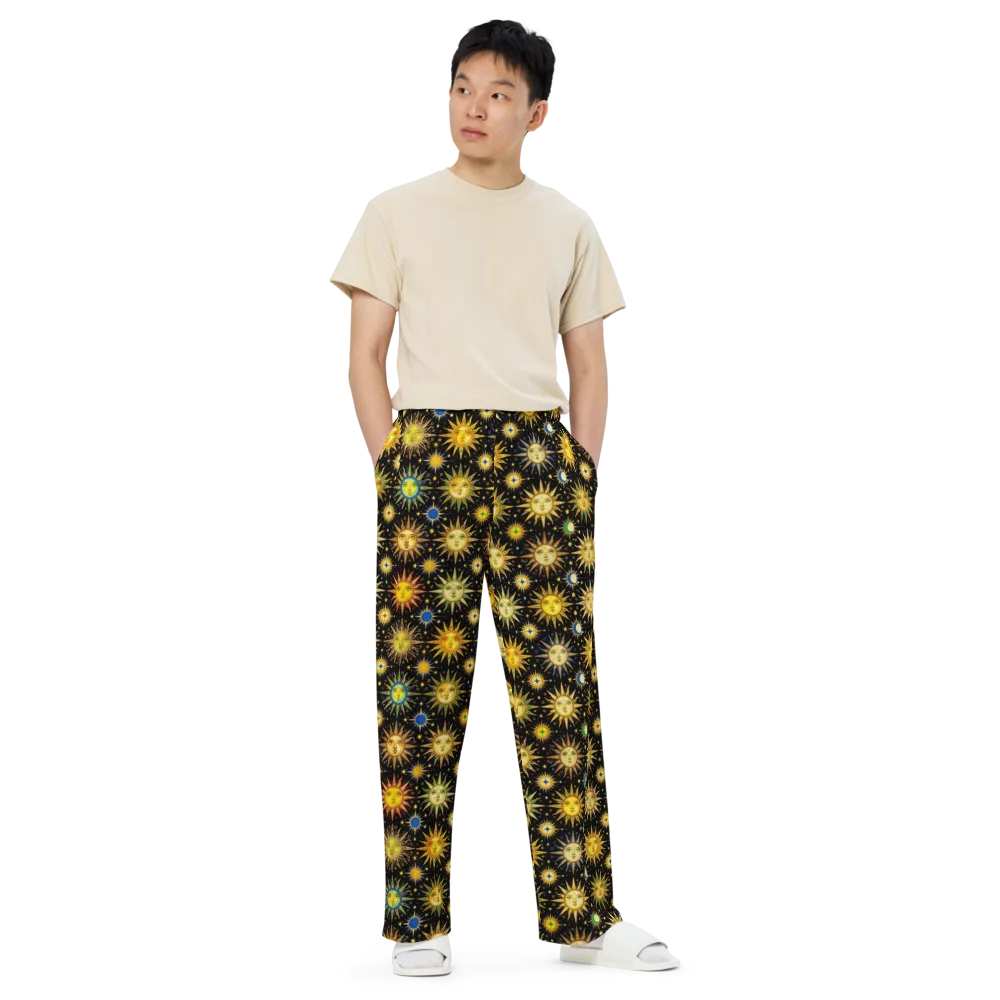 Celestial Masquerade on Wide-Leg Pants — Front