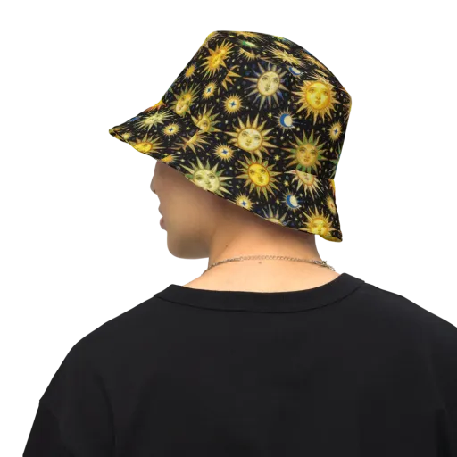 Celestial Masquerade on a Reversible Bucket Hat