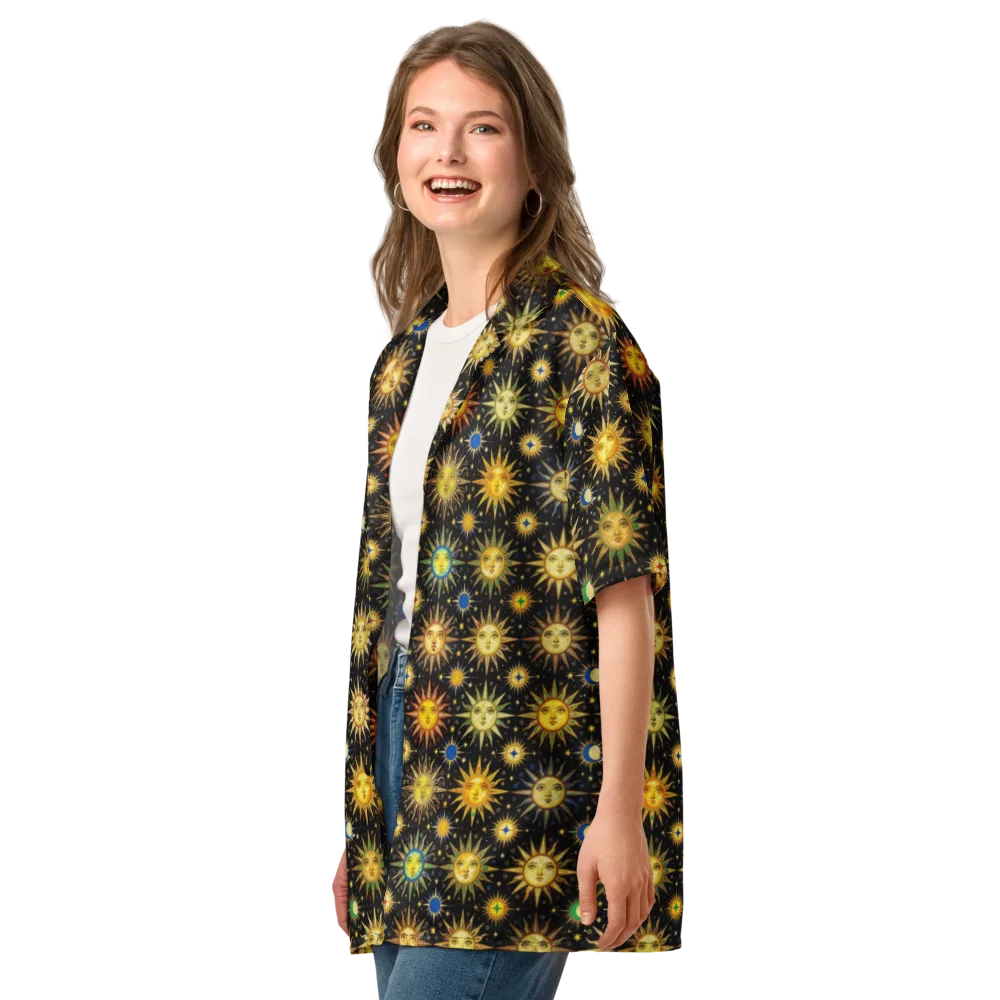 Celestial Masquerade on Button Shirt — Left Front