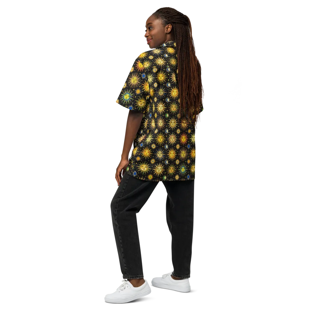 Celestial Masquerade on Button Shirt — Back
