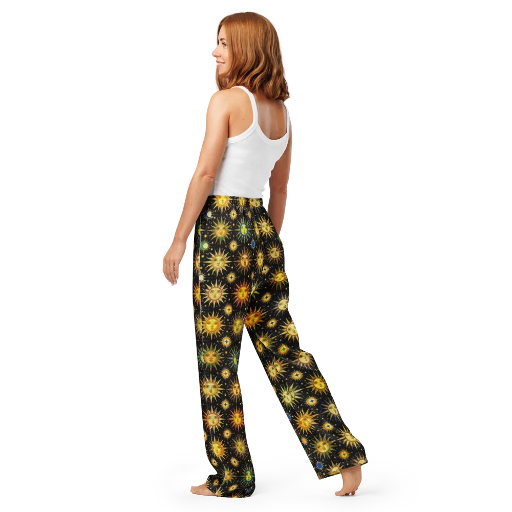 Celestial Masquerade on Women's Pajama Pants — Back