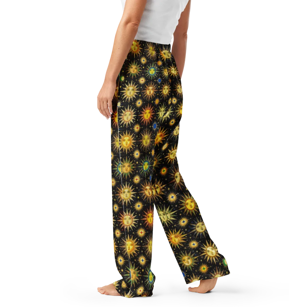 Celestial Masquerade on Women's Pajama Pants — Left