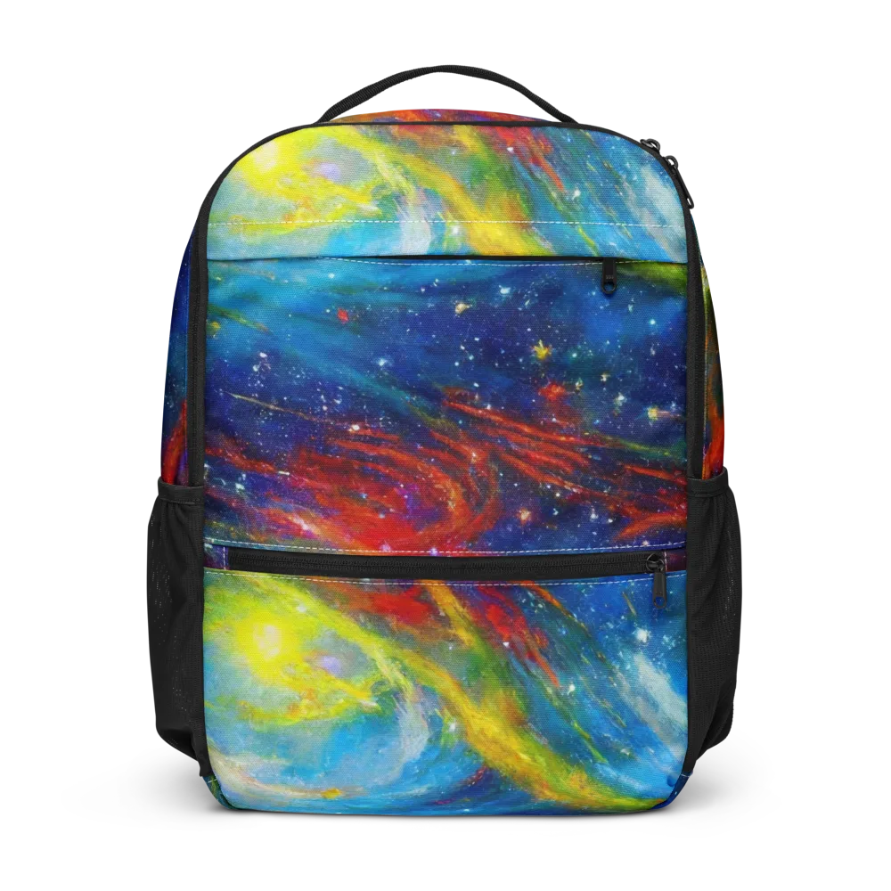 Deep-space Bloom on Utility Backpack — Front