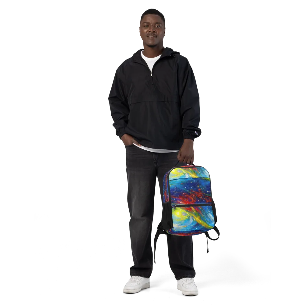 Deep-space Bloom on Utility Backpack — Front