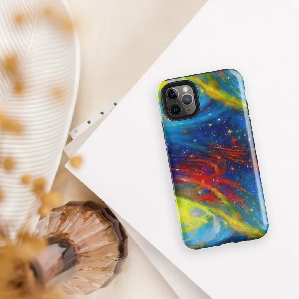 Deep-space Bloom on Tough Case for iPhone® — Front