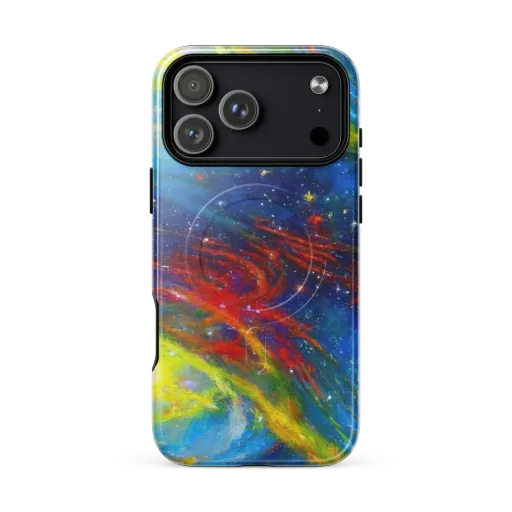 Deep-space Bloom on a MagSafe Tough Case for iPhone®