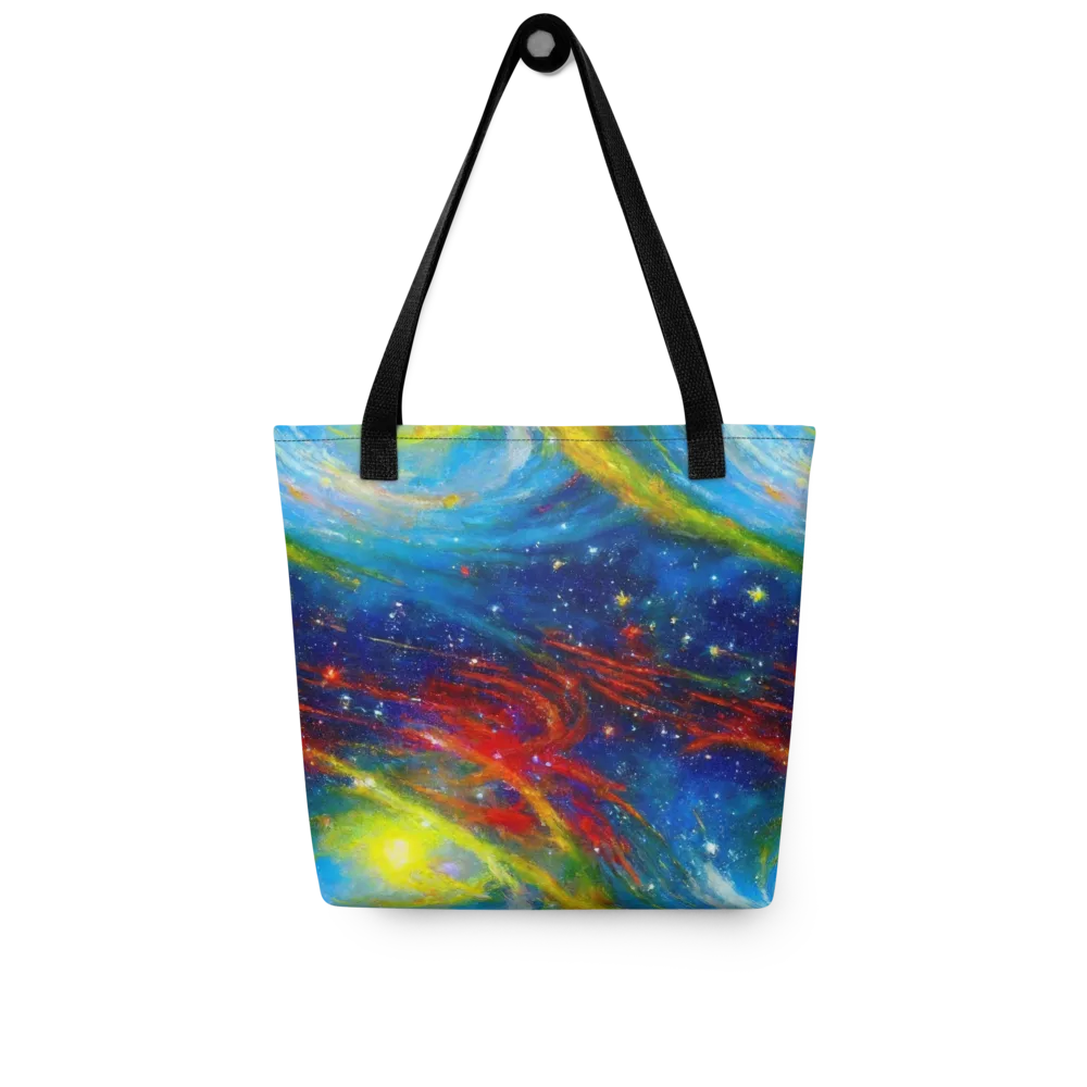 Deep-space Bloom on Tote Bag — Front