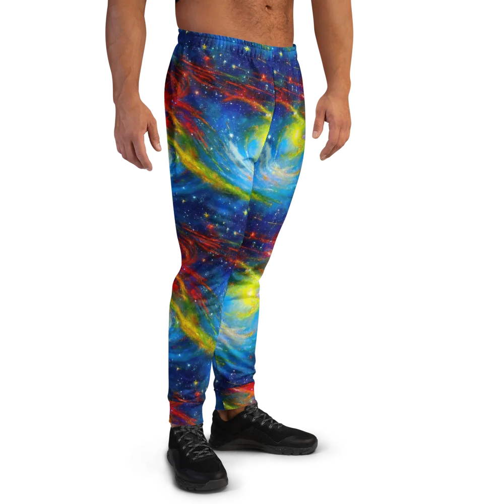 Deep-space Bloom on Men's Joggers — Right