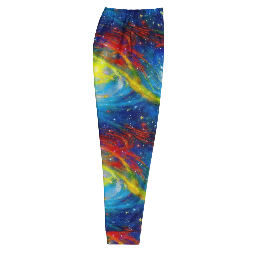 Deep-space Bloom on Men's Joggers — Right