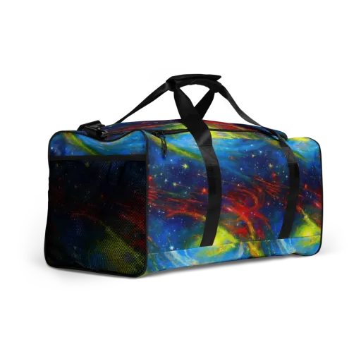 Deep-space Bloom on a Duffle Bag