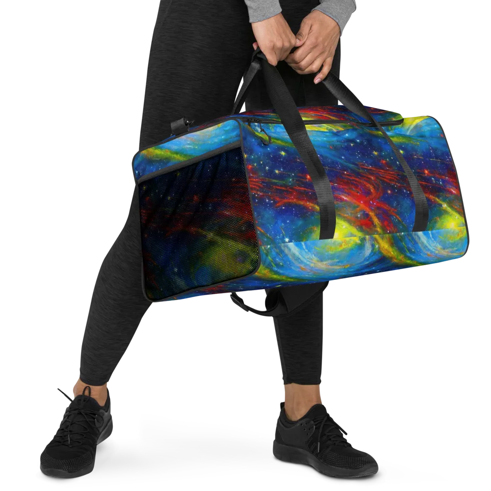 Deep-space Bloom on Duffle Bag — Right Front