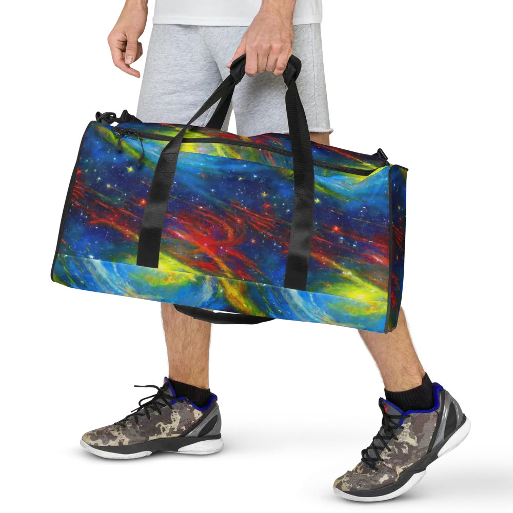 Deep-space Bloom on Duffle Bag — Front