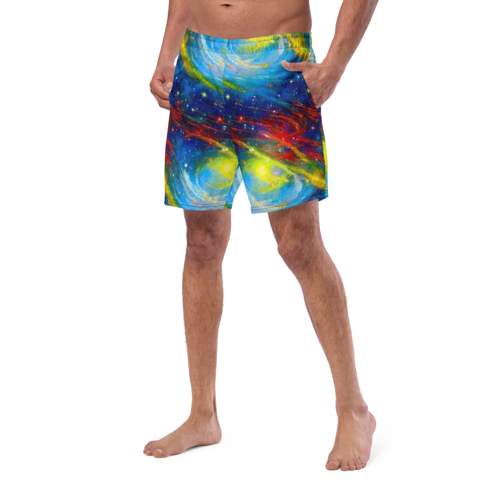 Deep-space Bloom on Swim Trunks — Left Front