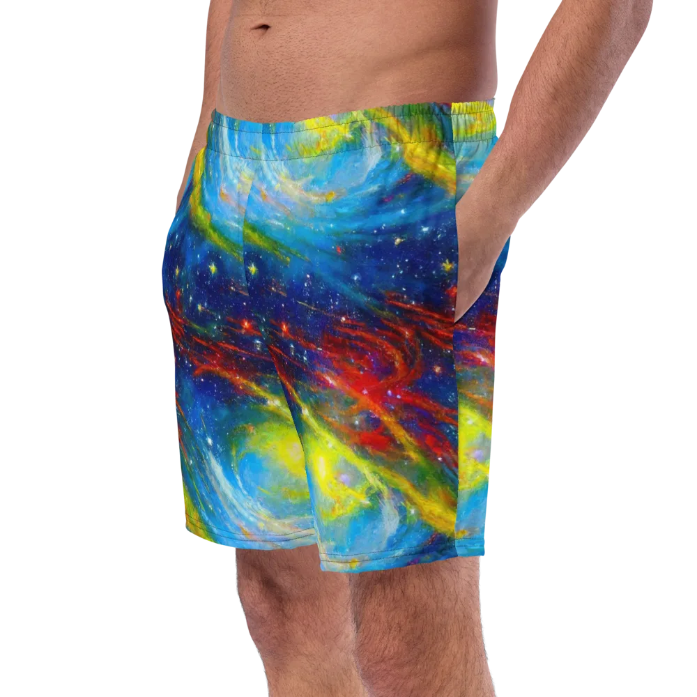 Deep-space Bloom on Swim Trunks — Left Front