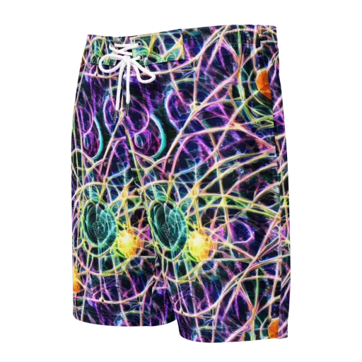 Wölfli Web on a Men's Board Shorts