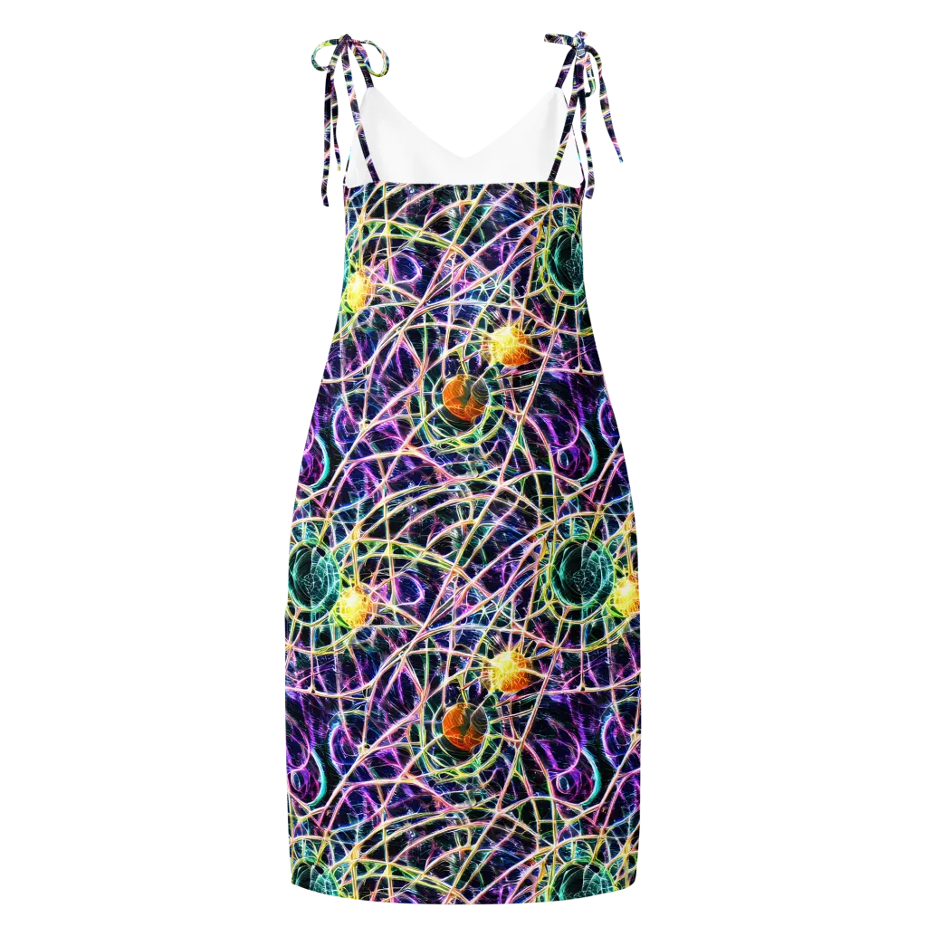 Wölfli Web on Slip Dress — Back