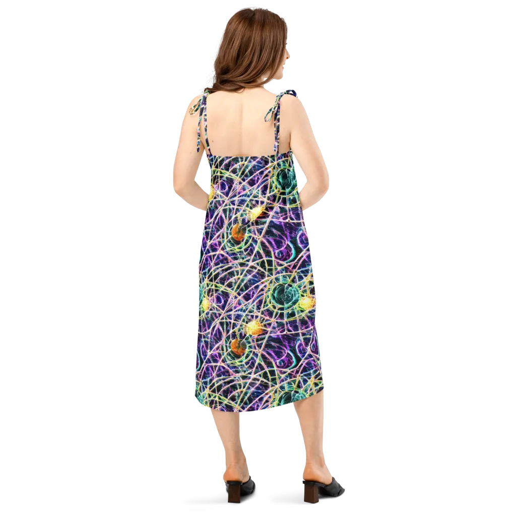 Wölfli Web on Slip Dress — Back