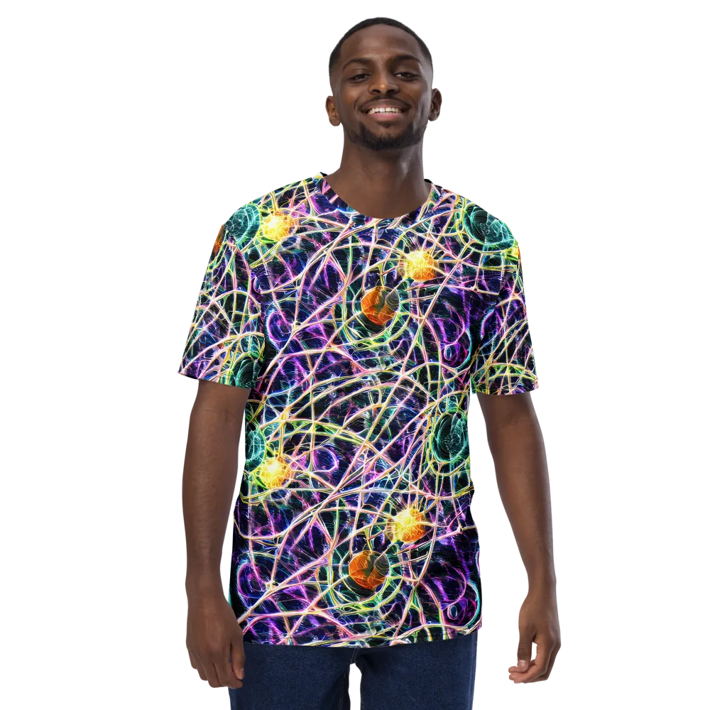 Wölfli Web on Men's Crew Neck T-Shirt — Front