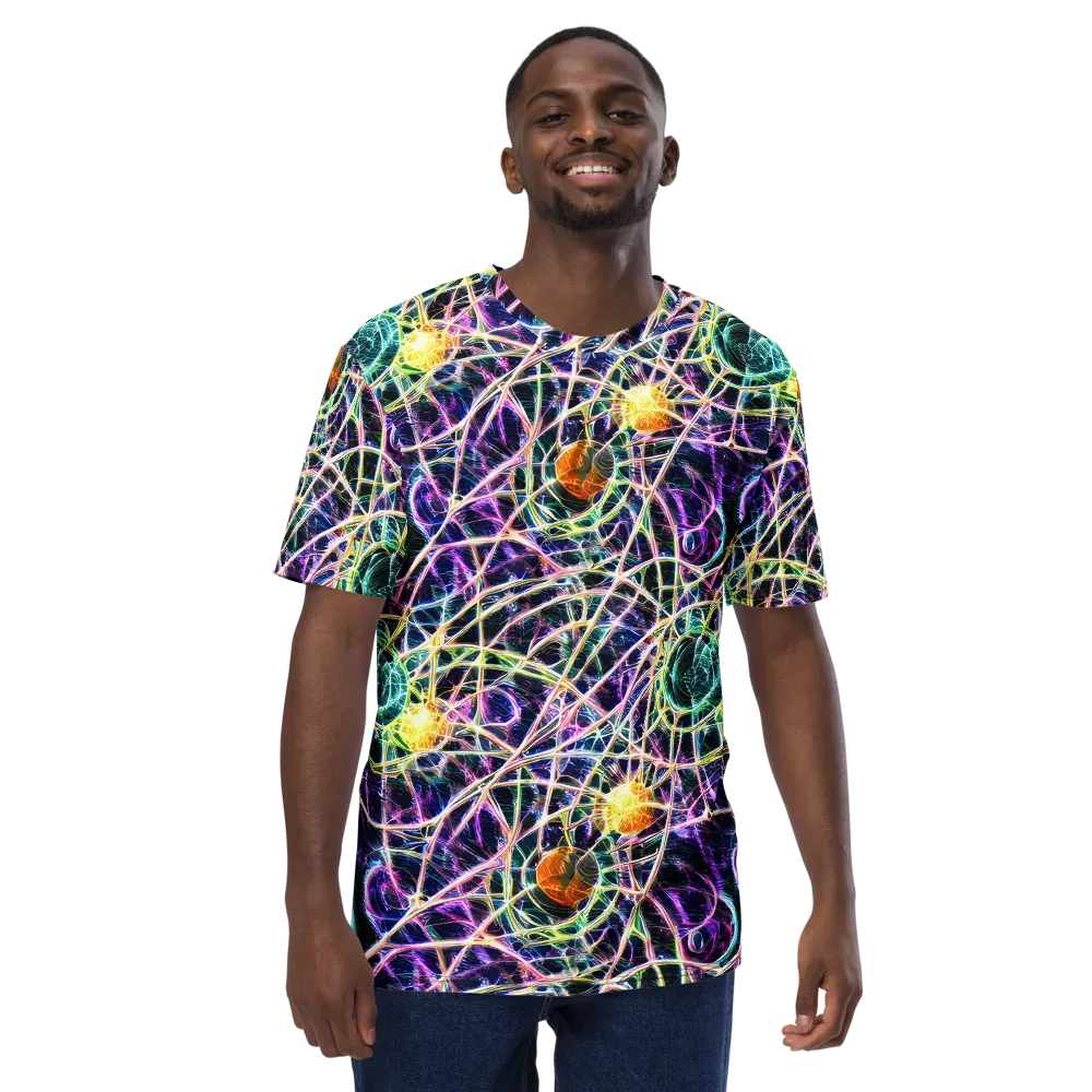 Wölfli Web on Men's Crew Neck T-Shirt — Front