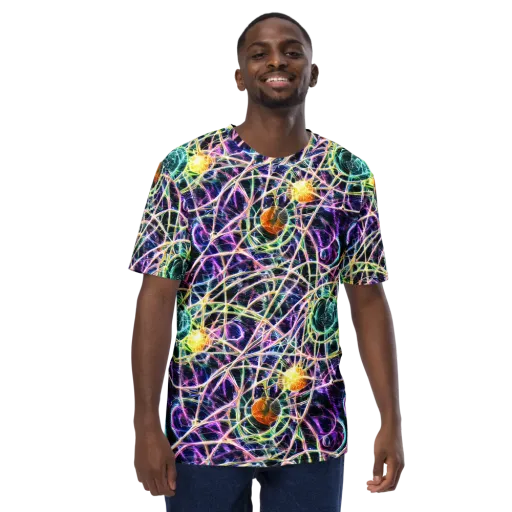 Wölfli Web on a Men's Crew Neck T-Shirt