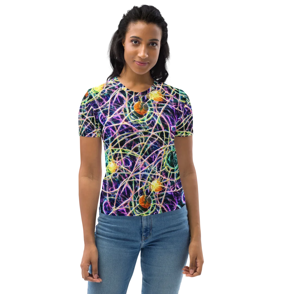 Wölfli Web on Women's Crew Neck T-Shirt — Front