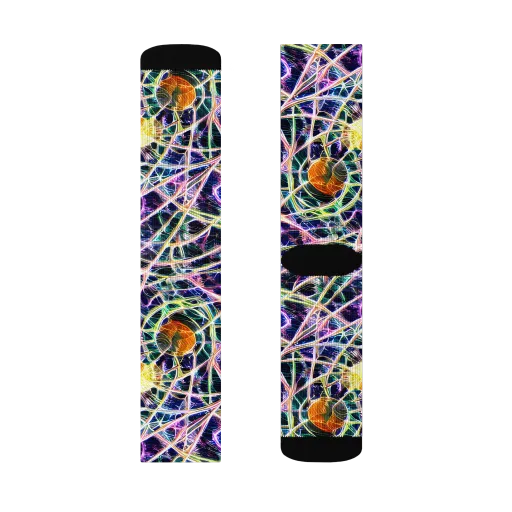 Wölfli Web on a Socks