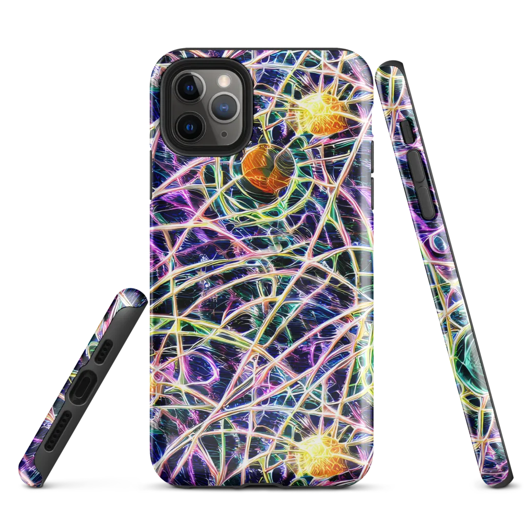 Wölfli Web on Tough Case for iPhone® — Front