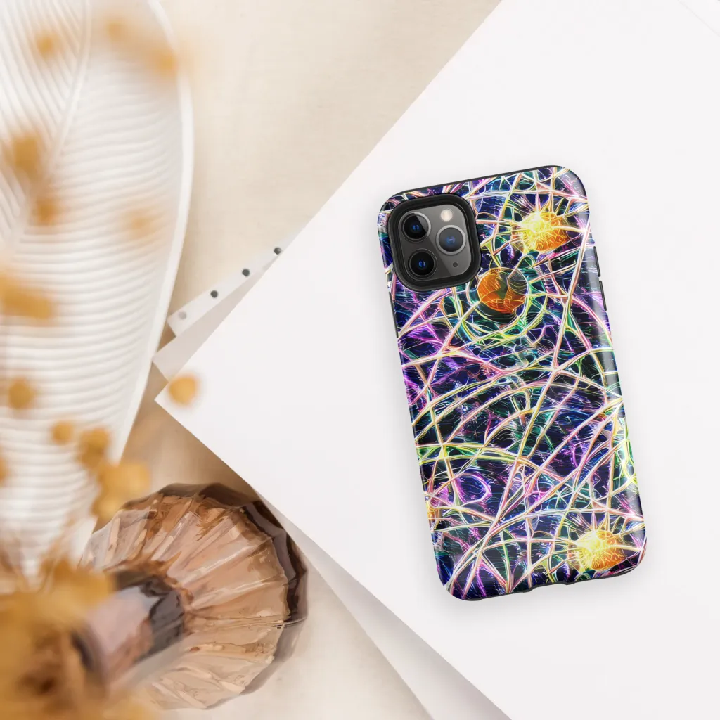 Wölfli Web on Tough Case for iPhone® — Front