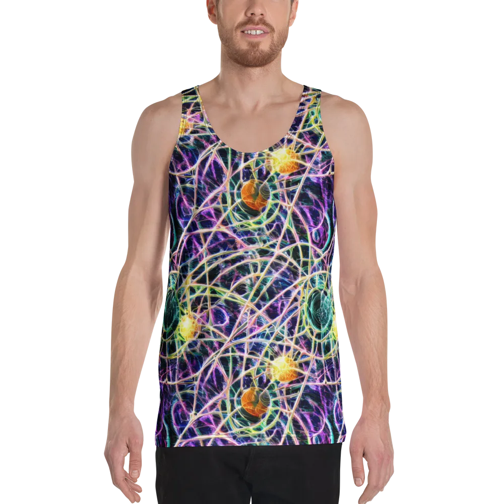 Wölfli Web on Men's Tank Top — Front