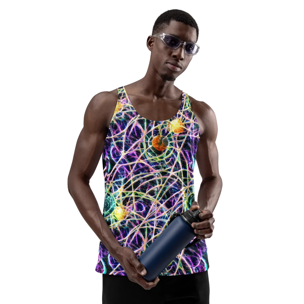 Wölfli Web on Men's Tank Top — Front