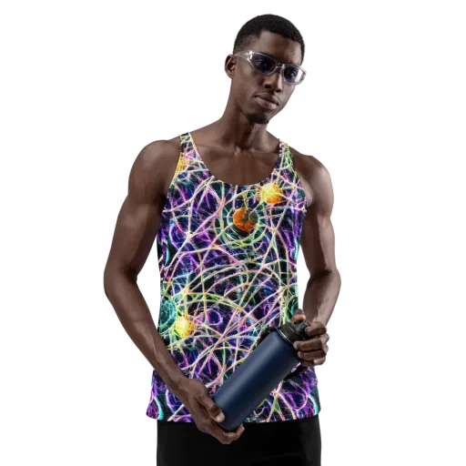 Wölfli Web on a Men's Tank Top