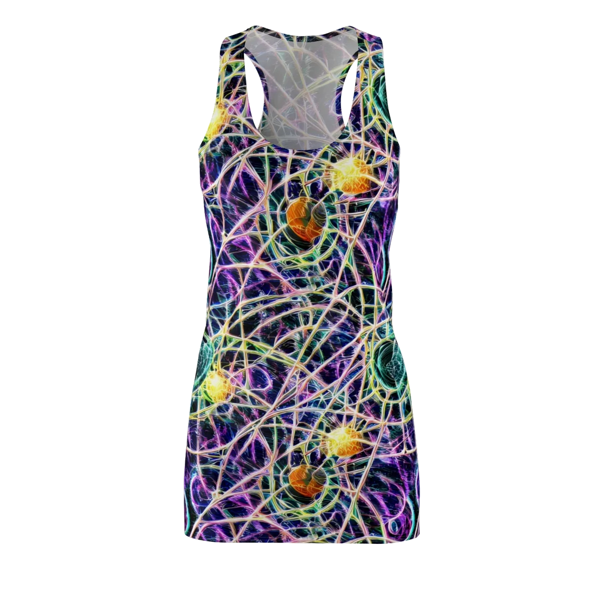 Wölfli Web on Racerback Dress — Front