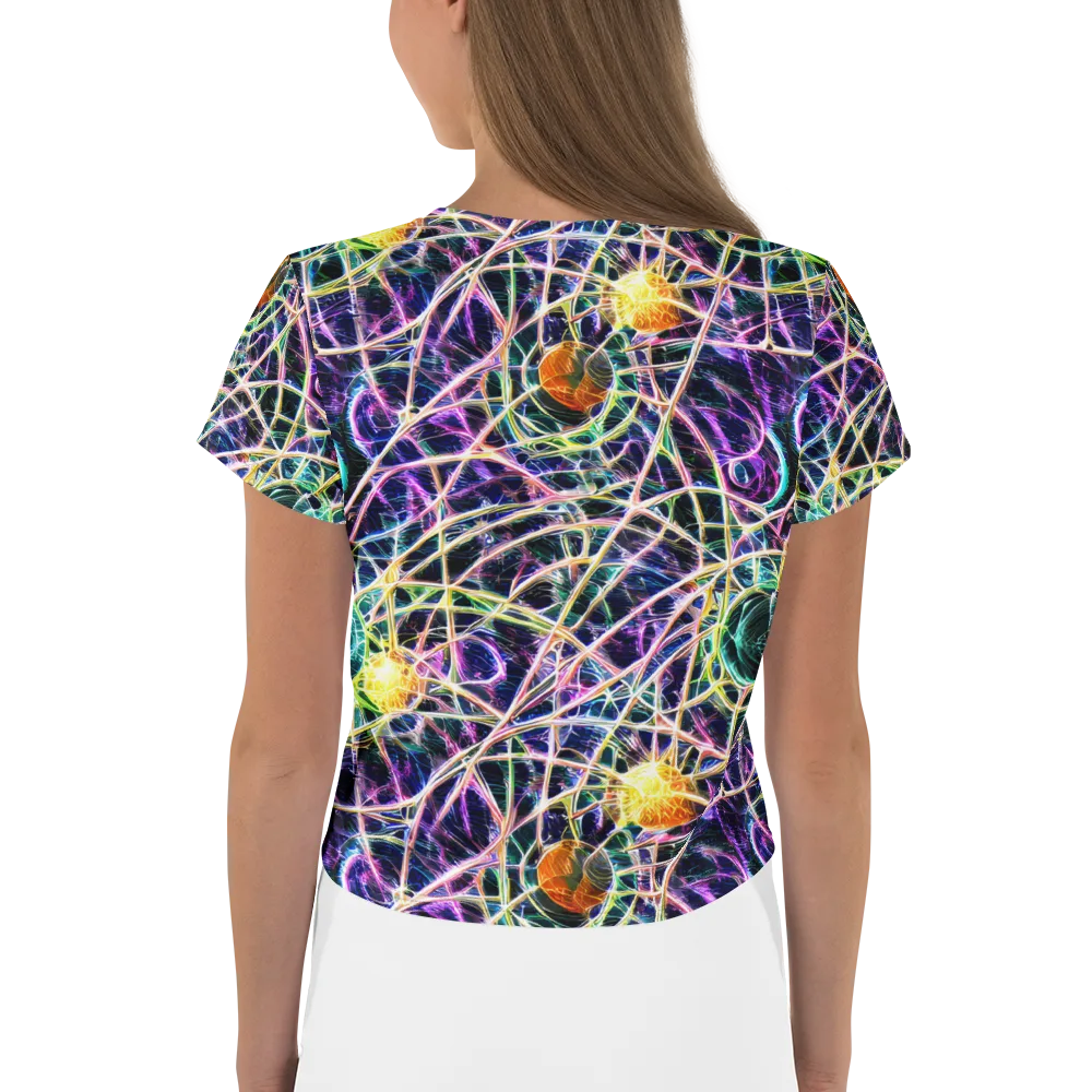Wölfli Web on Crop Tee — Back