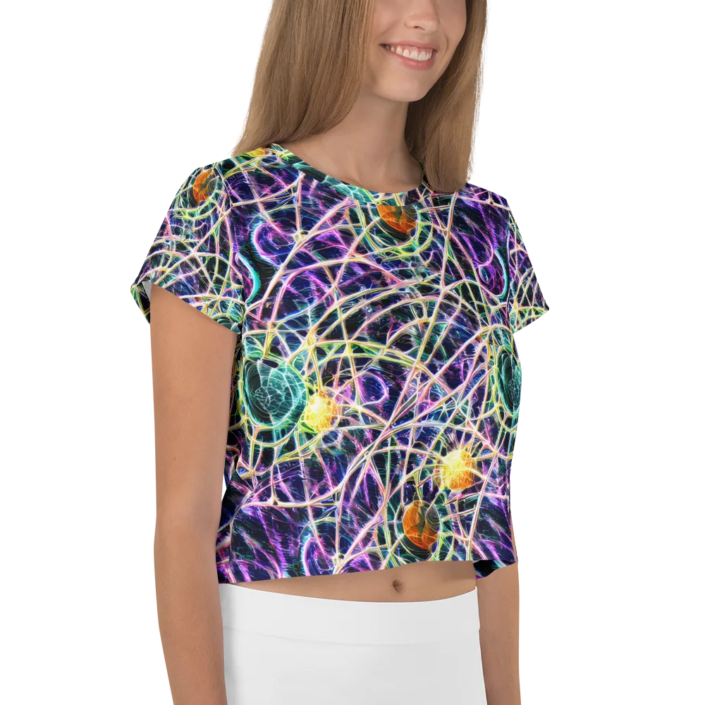 Wölfli Web on Crop Tee — Right