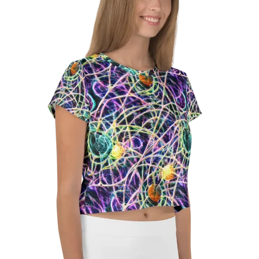 Wölfli Web on a Crop Tee