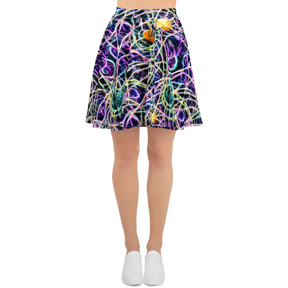 Wölfli Web on Skater Skirt — Front