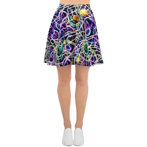 Wölfli Web on a Skater Skirt