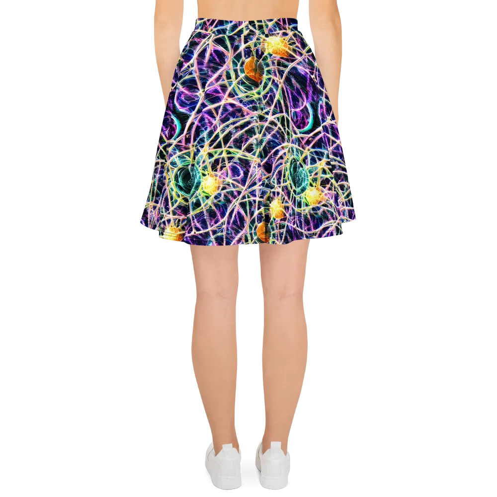 Wölfli Web on Skater Skirt — Back