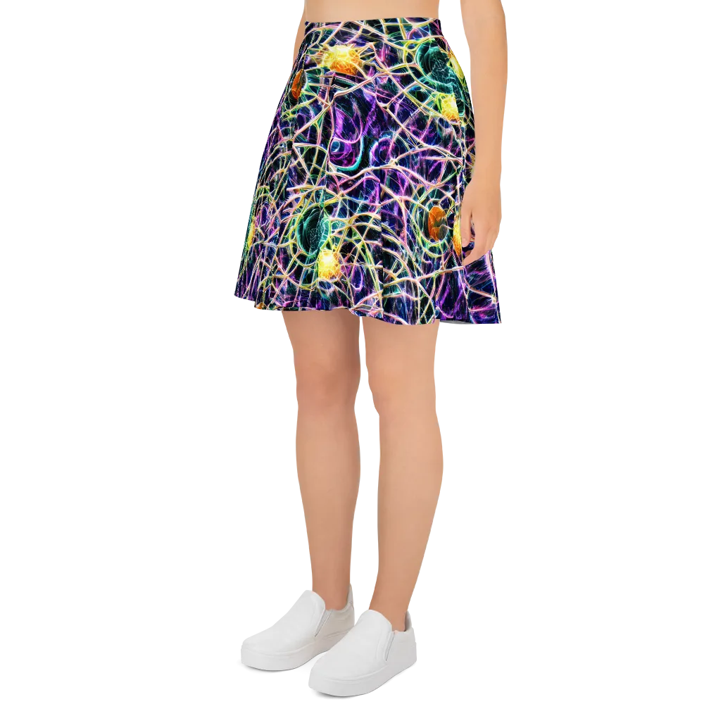 Wölfli Web on Skater Skirt — Left