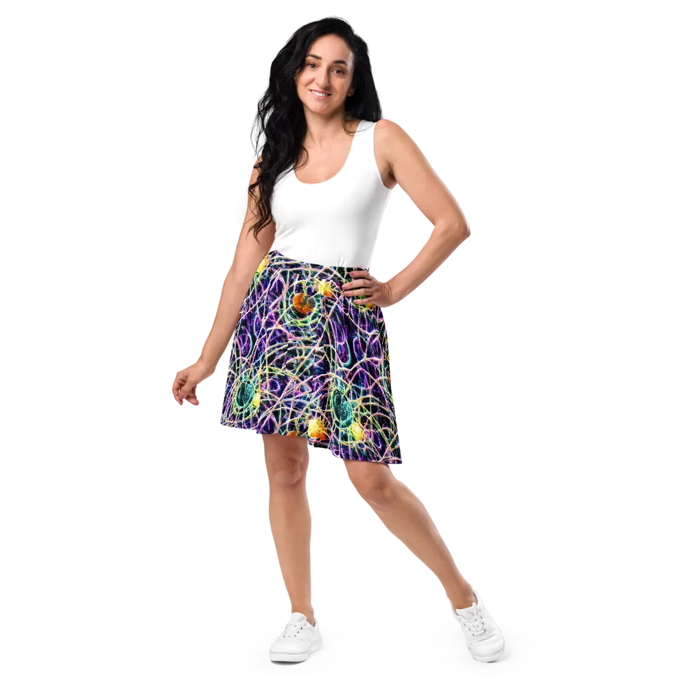 Wölfli Web on Skater Skirt — Front