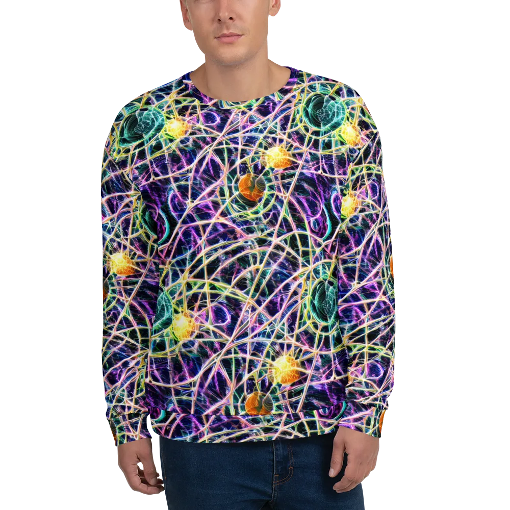 Wölfli Web on Sweatshirt — Front