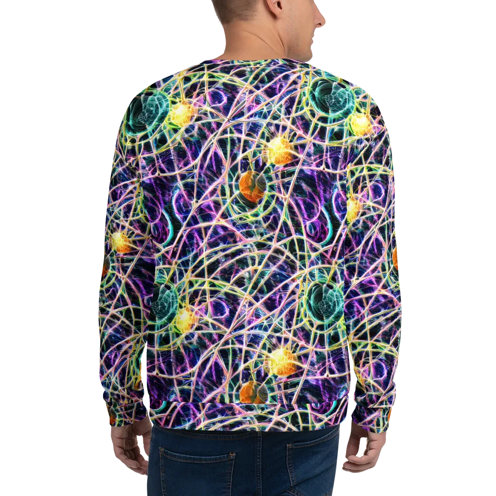 Wölfli Web on Sweatshirt — Back