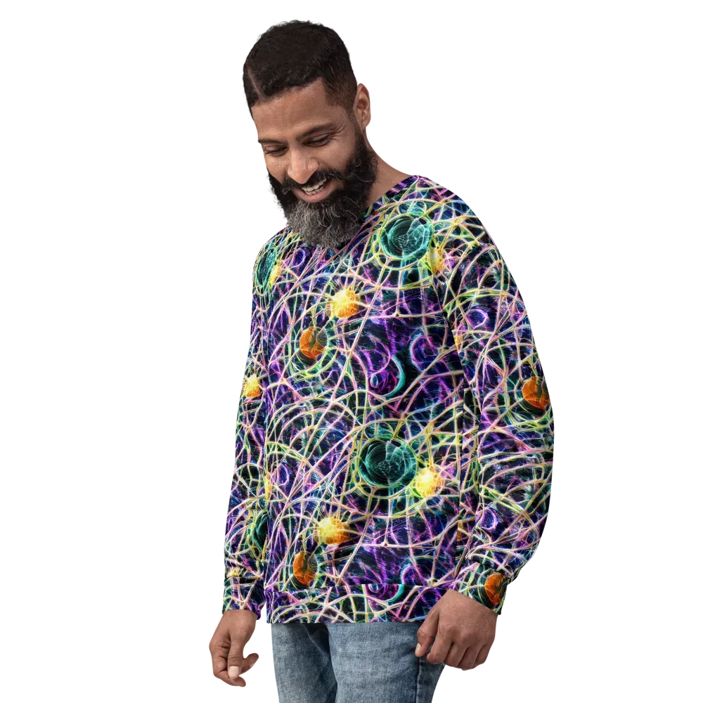 Wölfli Web on Sweatshirt — Left Front