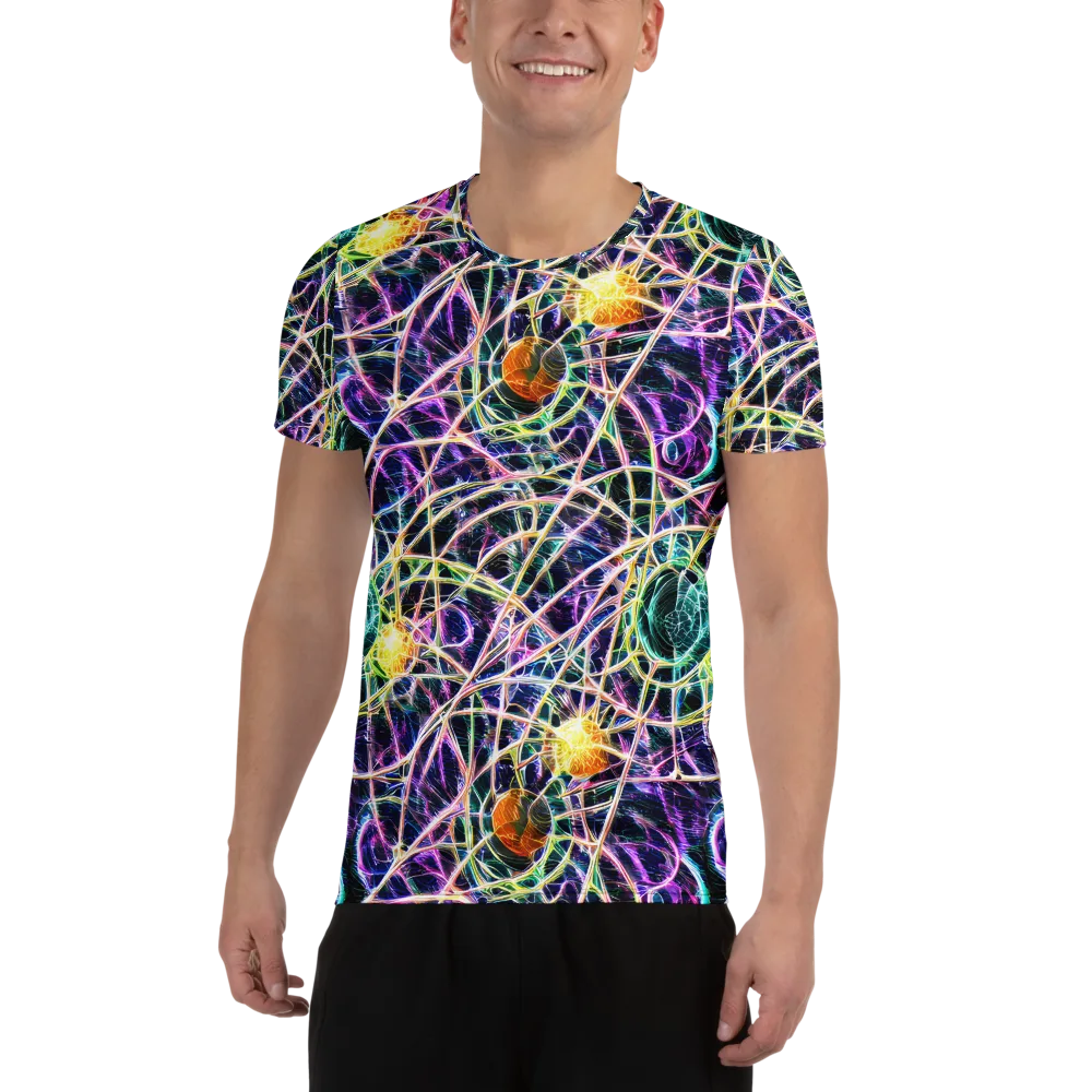 Wölfli Web on Men's Athletic T-Shirt — Front