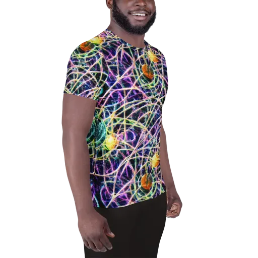 Wölfli Web on a Men's Athletic T-Shirt