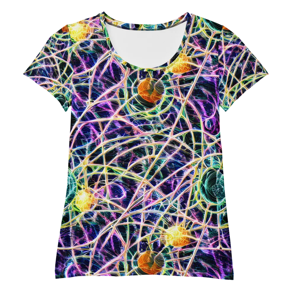 Wölfli Web on Women's Athletic T-Shirt — Front