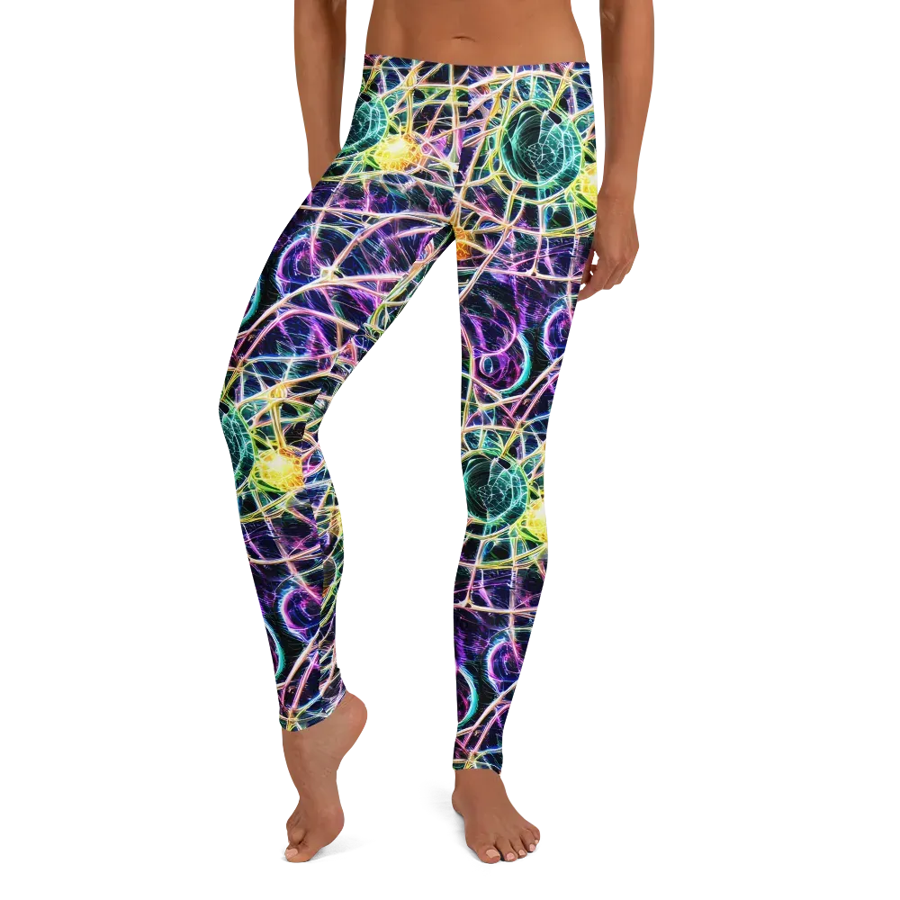 Wölfli Web on Leggings — Front